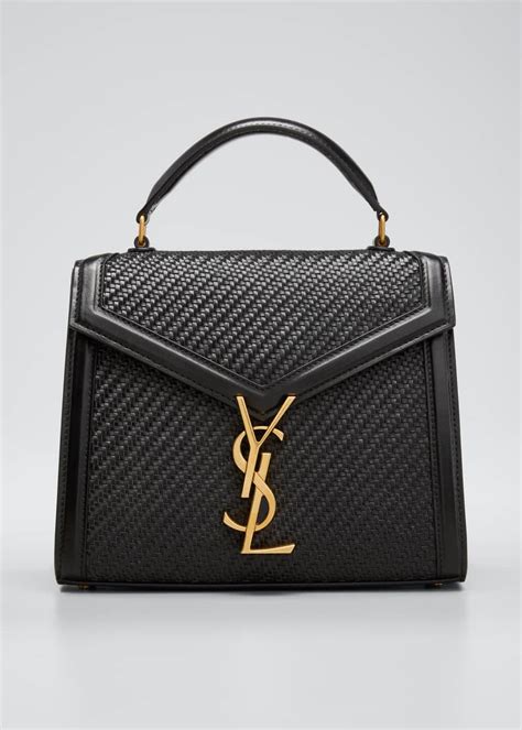 ysl top handle handbag|ysl wicker bag.